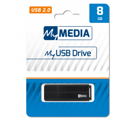 Memoria MyUsb Drive - Nero - 8 Gb - Verbatim - 69260 - 023942692607 - DMwebShop