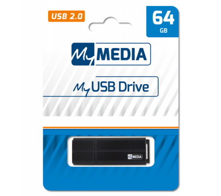 Memoria MyUsb Drive - Nero - 64 Gb - Verbatim - 69263 - 023942692638 - DMwebShop