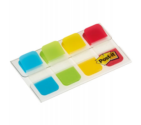 Segnapagina Post it Index Strong Mini - colori classici - 15,8 x 38 mm - conf. 40 pezzi - Post-it - 7100070595 - 4054596002715 - DMwebShop