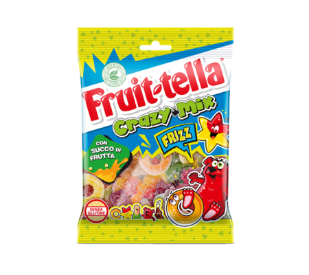 Caramella gommosa Frizz - crazy mix - 175 gr - Fruit-tella - 06386600 - DMwebShop