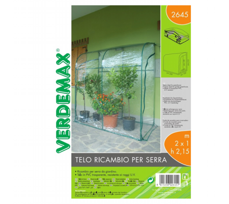 Telo di ricambio - per serra a parete Oleander - Verdemax - 2645 - 8015358026451 - DMwebShop