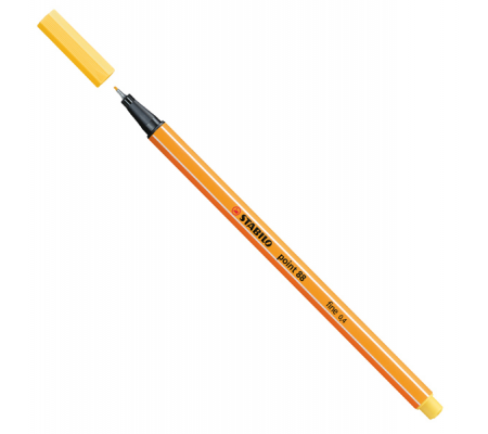 Fineliner Point 88 - punta 0,4 mm - giallo 44 - conf. 10 pezzi - Stabilo - 88/44 - 4006381105293 - DMwebShop