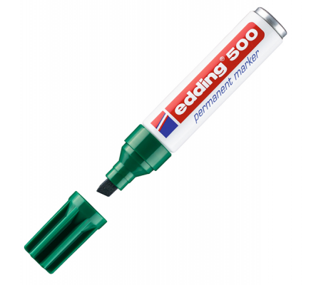 Marcatore permanente 500 - punta 2 - 7 mm - verde - Edding - E-500 004 - 4004764329656 - DMwebShop