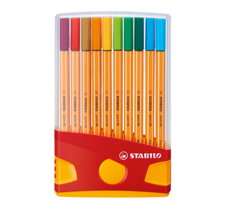 Fineliner Point 88 - colori assortiti - conf. color Parade 20 pezzi - Stabilo - 8820-03 - 4006381363976 - DMwebShop