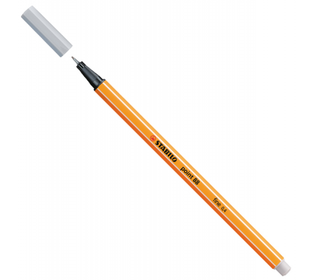 Fineliner Point 88 - tratto 0,4 mm - grigio chiaro 94 - conf. 10 pezzi - Stabilo - 88/94 - 4006381292382 - DMwebShop