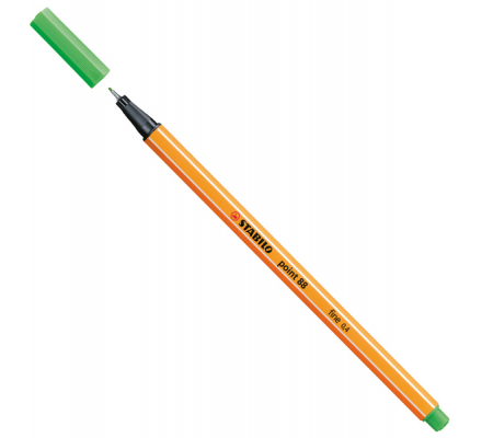 Fineliner Point 88 - tratto 0,4 mm - verde chiaro 43 - conf. 10 pezzi - Stabilo - 88/43 - 4006381230865 - DMwebShop