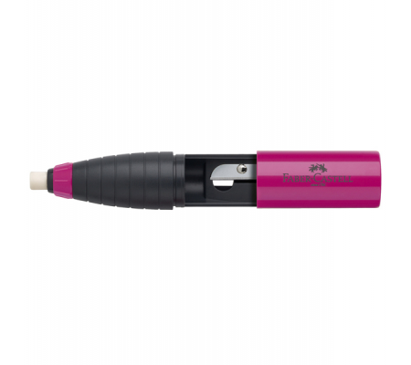 Temperamatite Twist Combi con gomma con contenitore - 1 foro - Faber Castell - 184401 - 6933256611703 - DMwebShop