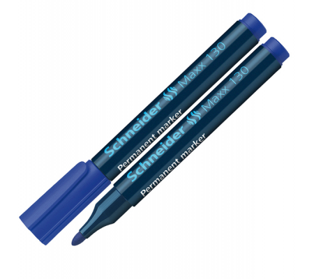 Marcatore permanente Maxx 130 - punta conica - tratto - 1 - 3 mm - blu - conf. 10 pezzi - Schneider - P113003 - 4004675006431 - DMwebShop