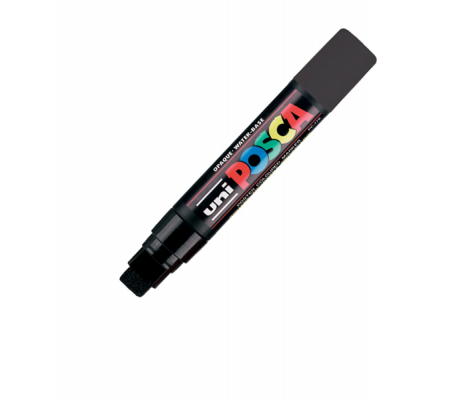 Marcatore a base d'acqua Uni Posca PC17K - punta extra large a scalpello - 15 mm - nero - Uni Mitsubishi - M PC17K N - 4902778364222 - DMwebShop