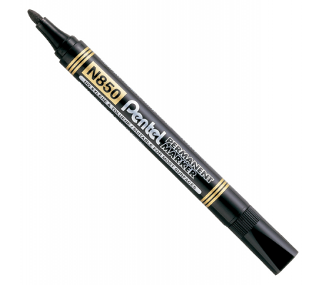 Marcatore permanente N850 - punta tonda - nero - Amiko - Pentel - N850-AE - 4902506071361 - DMwebShop