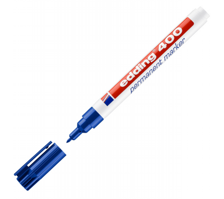 Marcatore permanente 400 - punta conica - tratto - 2 - 4 mm - blu - Edding - E-400 003 - 4004764315796 - DMwebShop