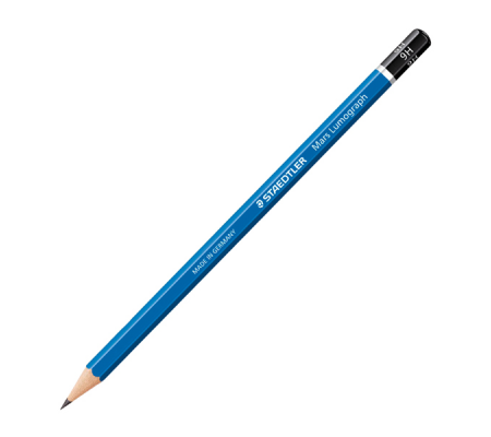 Matita in grafite Mars Lumograph 100 - gradazione 9H - conf. 12 pezzi - Staedtler - 1009H - 4007817184783 - DMwebShop