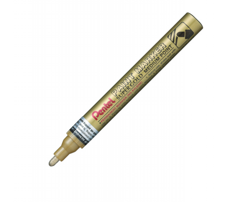 Marcatore Paint Marker Linea Amiko - punta media - 4,5 mm - oro - Pentel - MMP10-X - 884851016843 - DMwebShop