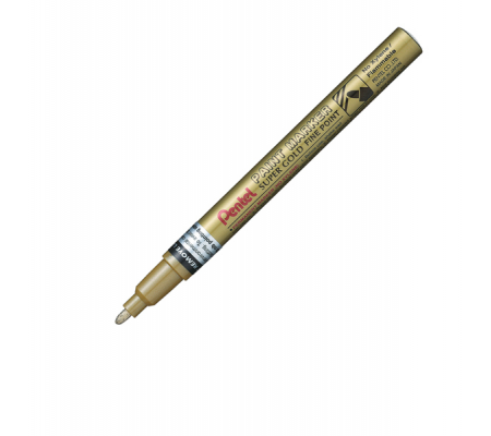 Marcatore Paint Marker Linea Amiko - punta fine - 2,9 mm - oro - Pentel - MSP10-X - 884851016867 - DMwebShop