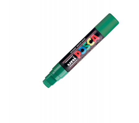 Marcatore a base d'acqua Uni Posca PC17K - punta extra large a scalpello - 15 mm - verde - Uni Mitsubishi - M PC17K V - 4902778364185 - DMwebShop