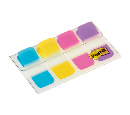 Segnapagina Post it Index Strong Mini - colori vivaci - 15,8 x 38 mm - conf. 40 pezzi - Post-it - 7100074094 - 4054596002722 - DMwebShop