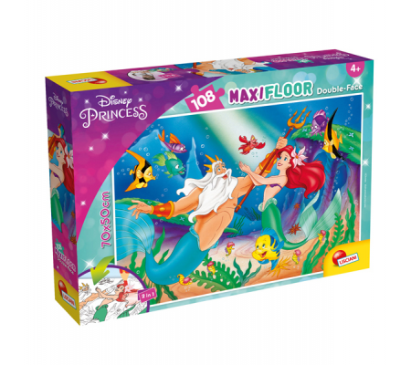 Puzzle df supermaxi 108 little mermaid - Lisciani - 31788. - 8008324031788 - DMwebShop