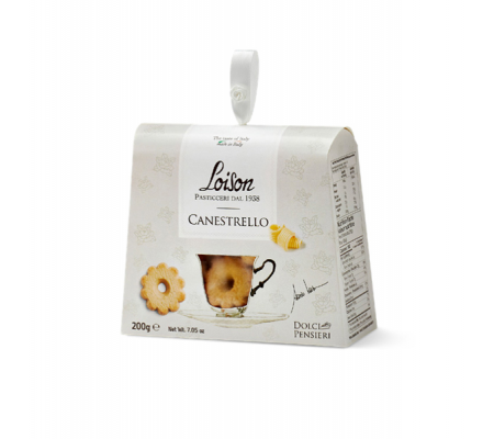 Biscotti al burro Canestrello - 200 gr - Loison - 1000A - 799729006065 - DMwebShop