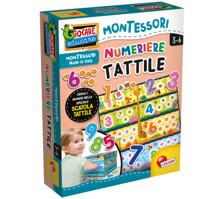 Numeriere tattile Montessori Plus - Lisciani - 72453. - 8008324072453 - DMwebShop