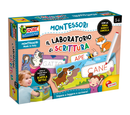 Laboratorio di scrittura Montessori Maxi - Lisciani - 95186. - 8008324095186 - DMwebShop