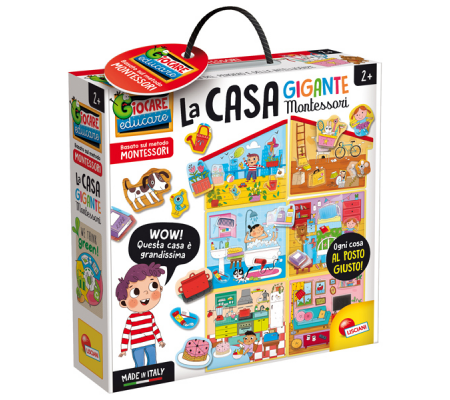 La mia casa gigante - MONTESSORI MY HOUSE - Lisciani - 85644. - 8008324085644 - DMwebShop