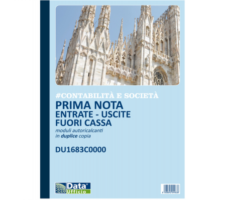 Blocco entrate-uscite extra cassa - 50 x 2 copie autoricalcanti - Data Ufficio - DU1683C0000 - 8008842593102 - DMwebShop