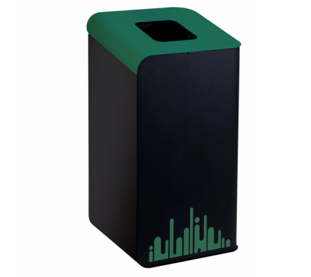 Gettacarte Rubik Evo - per raccolta differenziata - verde - 80 lt - Medial International - 789298 - 8056324536802 - DMwebShop