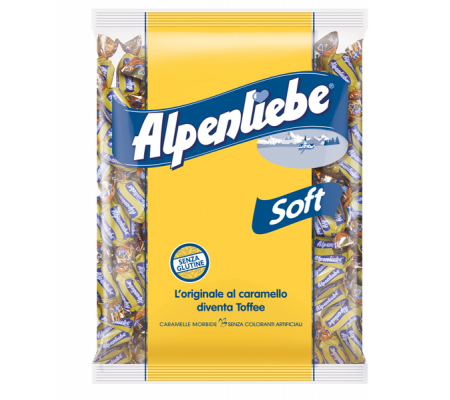 Caramelle Alpenliebe Soft - gusto caramello - 400 gr - conf. 4 buste - 0800344001412710 - DMwebShop