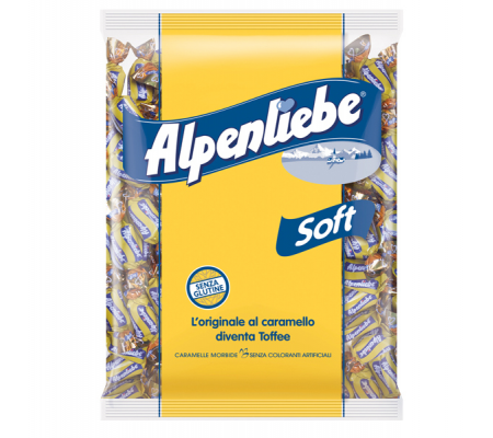 Caramelle Alpenliebe Soft - gusto caramello - 400 gr - conf. 4 buste - Alpenliebe - 04111800 - 0800344001412710 - DMwebShop