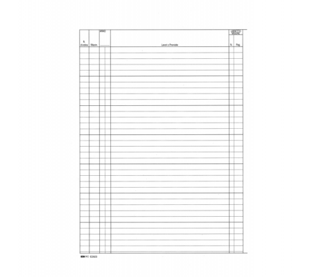 Registro contabilita' dei lavori - 31 x 21 cm - 47 pagine - numerate - Edipro - E2923 - 8023328292300 - DMwebShop