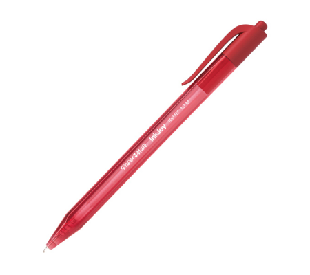 Penna a sfera a scatto Inkjoy 100 RT - punta 1 mm - rosso - Papermate - S0957050 - 3501170958209 - DMwebShop