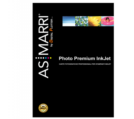 Carta fotografica - per inkjet - A4 - 265 gr - 10 fogli - effetto lucido - bianco - As Marri - 8398 - 8023927083989 - DMwebShop