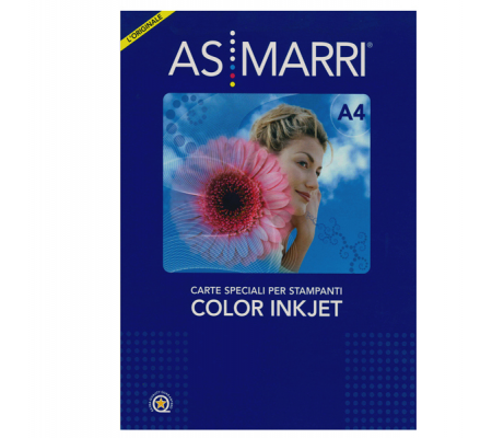 Carta Duo color Graphic - inkjet - A3 - 120 gr - 50 fogli - effetto opaco fronte-retro - bianco - As Marri - 8238 - 8023927082388 - DMwebShop