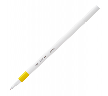 Fineliner Emott - tratto 0,4 mm - giallo - Uni Mitsubishi - M PEM-SY G - 4902778241097 - DMwebShop