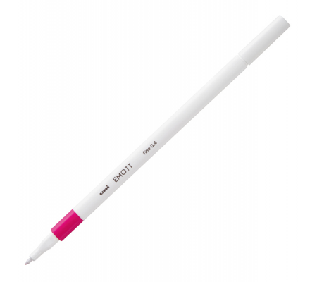 Fineliner Emott - tratto 0,4 mm - rosa - Uni Mitsubishi - M PEM-SY RA - 4902778241189 - DMwebShop