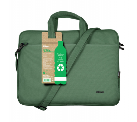 Borsa per notebook Bologna - ecocompatibile - da 16'' - verde salvia - Trust - 24450 - 8713439244502 - DMwebShop