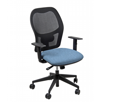 Seduta ergonomica Hubble - tessuto post consumo - celeste - Unisit - HUHU/BR/HC - 8059513460117 - DMwebShop