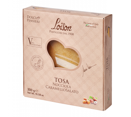 Torta Tosa - nocciola e caramello salato - 300 gr - Loison - 581 - 581102402515240930 - DMwebShop