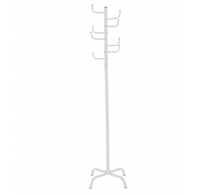 Appendiabiti - 8 supporti acciaio - 175 cm - bianco - King Collection - A1007614 - DMwebShop