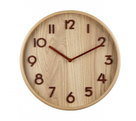 Orologio da parete Wood - Ø 32 cm - legno - Methodo - V150050 - 8018727150054 - DMwebShop