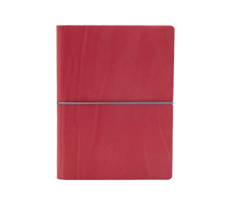 Taccuino Evo Ciak - 9 x 13 cm - fogli a righe - copertina rosso corallo - InTempo - 8165CKC29 - DMwebShop