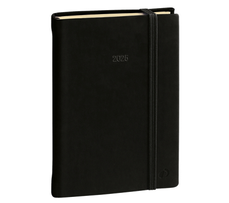 Agenda giornaliera - Daily 21 Prestige 2025 - 13 x 21 cm - copertina Silk - nero - Quo Vadis - 375012Q - 3371010486892 - DMwebShop