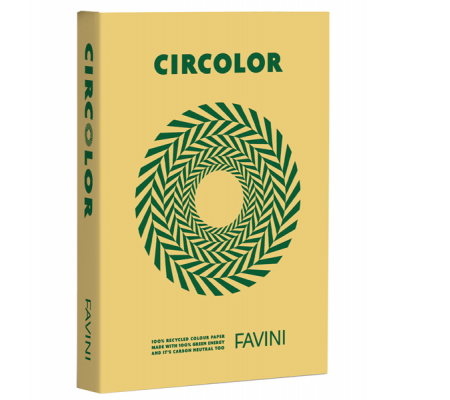 Carta Circolor - A4 - 80 gr - giallo - conf. 500 fogli - Favini - A71B524 - 8007057622058 - DMwebShop