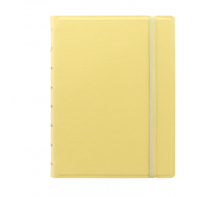 Notebook - con elastico - copertina similpelle - A5 - 56 pagine - a righe - giallo limone - Filofax - L115061 - 5015142269135 - DMwebShop