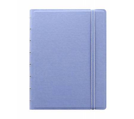 Notebook - con elastico - copertina similpelle - A5 - 56 pagine - a righe - blu pastello - Filofax - L115051 - 5015142261979 - DMwebShop