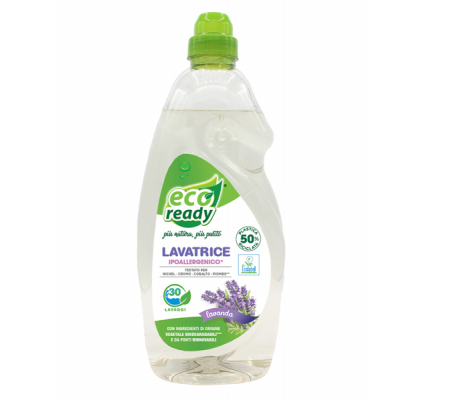 Detersivo lavatrice - ipoallergenico - lavanda - 1,5 lt - Eco Ready - 160965006351 - 8004393006351 - DMwebShop