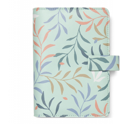 Organiser Botanical - f.to Personal 187 x 153 x 40 mm - con cinturino - menta - Filofax - 22-022648 - DMwebShop