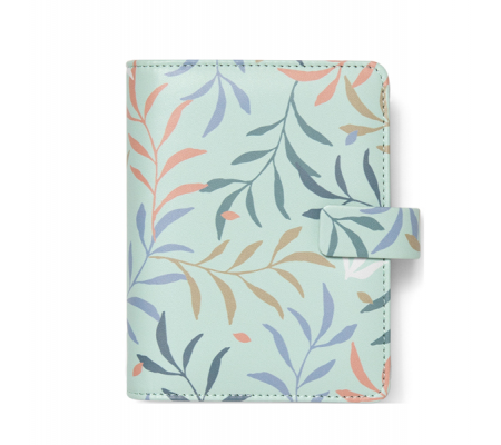 Organiser Botanical - f.to Pocket 146 x 128 x 36 mm - con cinturino - menta - Filofax - 22-022647 - DMwebShop