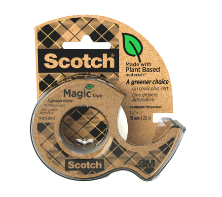 Nastro adesivo Magic 900 - in chiocciola - green - 1,9 cm x 20 mt - Scotch - 7100082821 - 051141982458 - DMwebShop