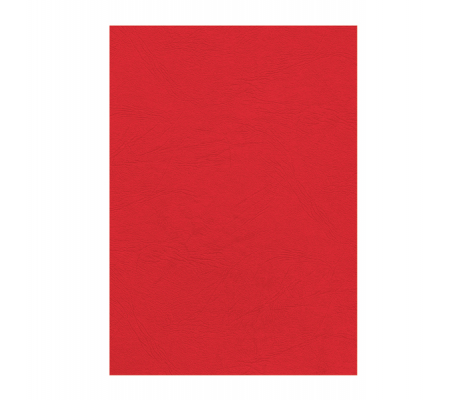 Copertine per rilegatura - A4 cartoncino groffrato semilpelle - 240 gr - rosso conf.100 pezzi - Fellowes - 5370305 - 077511537035 - DMwebShop
